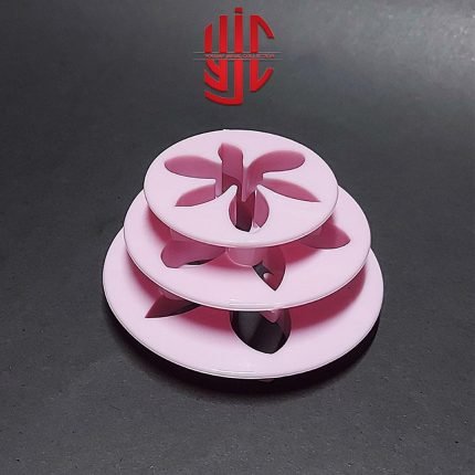 Six Petals Flower Cutter Set Three Pieces Set