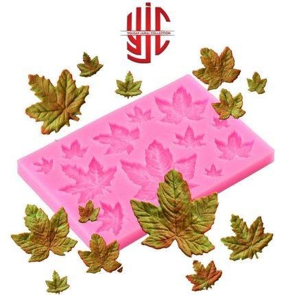 Silicon Maple Leaves Chocolate Paste Mold 13 Cavities
