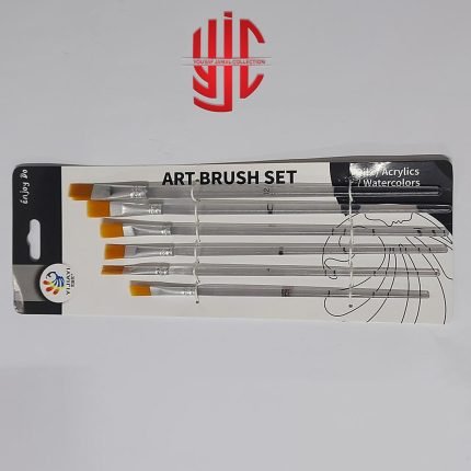 Acrylic Flat Bakery Brush Six Pieces Set
