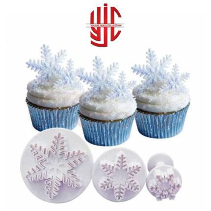 Snowflakes Shape Plunger Three Pieces Set