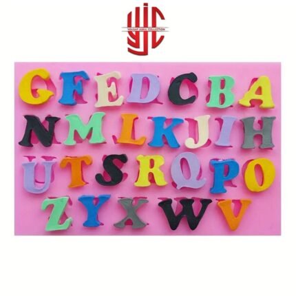 Silicon Capital Alphabets Italic Paste Mold