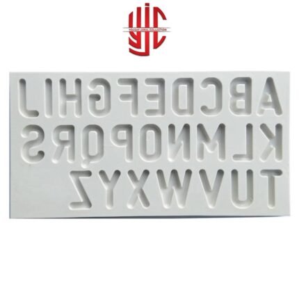 Silicon Capital Round Corner Alphabets Paste Mold