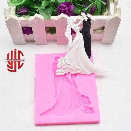 Silicon Bride & Groom Side Pose Paste Mold