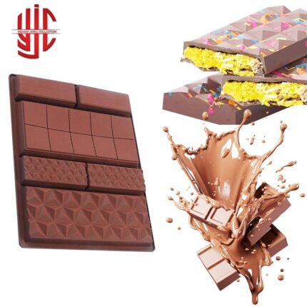 Silicon Dubai Chocolate Mold 6 Cavity Big Size