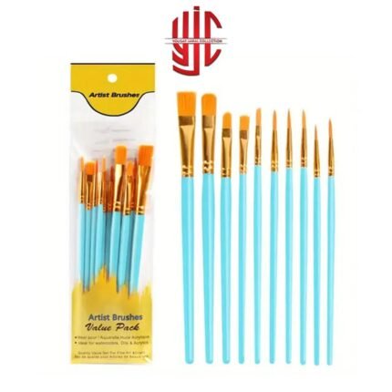 Plastic Nylon Hair Bakery Brush 10 Pieces Set