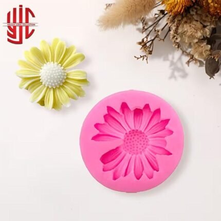 Silicon Daisy Flower Candle Mold