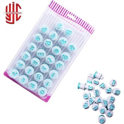 Plastic Small Alphabets Plungers 26 Pieces Set