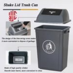 Imported 100 Liters Dustbin (Push Bin) - Image 2