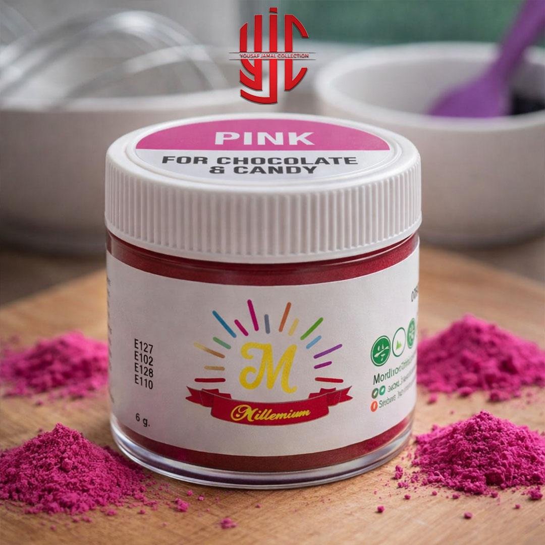 yjc-CFCL-088-2.jpg Millenium Pink Candy & Chocolate Powder Color 6 Gram - Image 1