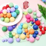 Frosted Sky Blue Faux Balls 20 Pcs Pack - Image 3