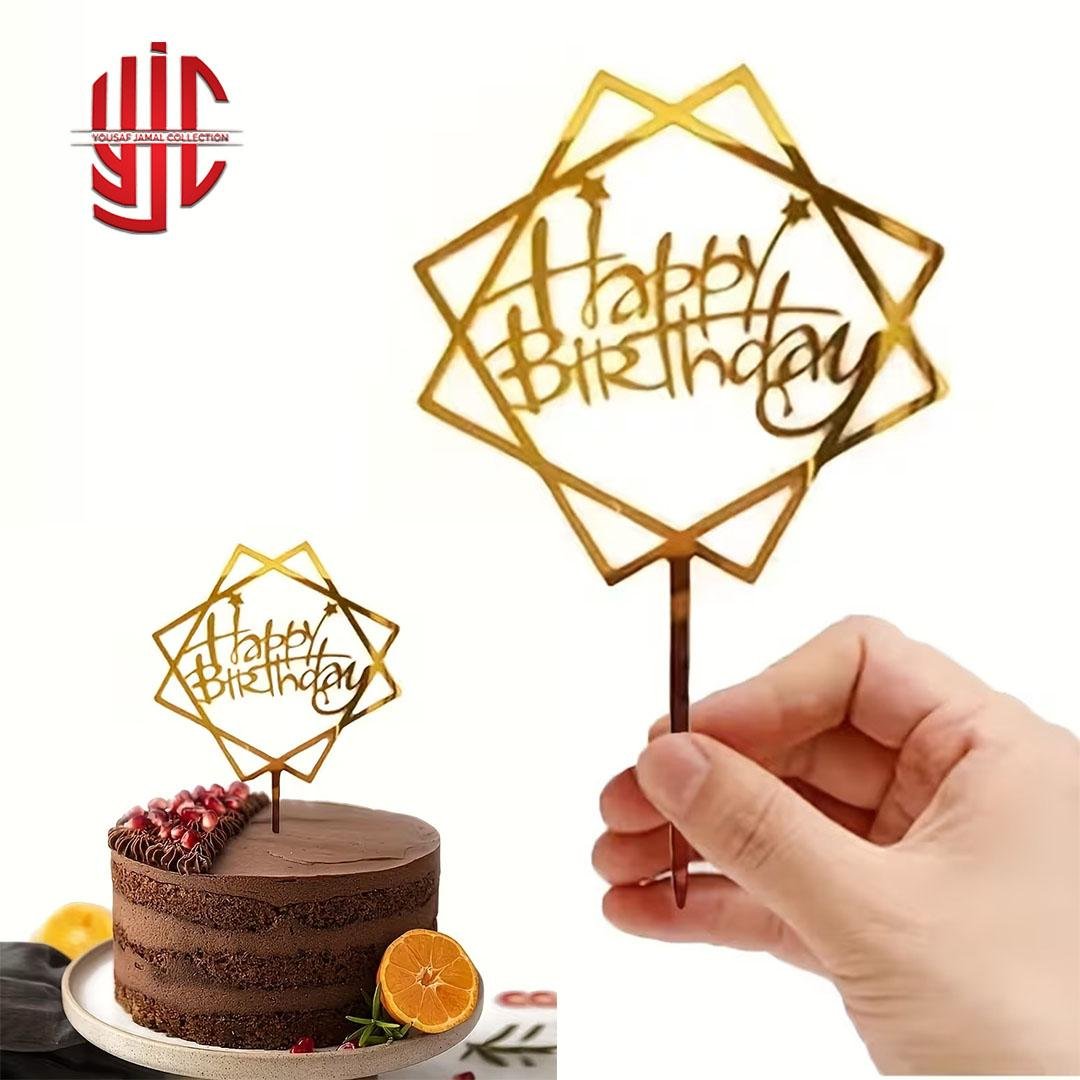 yjc-DCTP-007-1.jpg Acrylic Cake Topper Happy Birthday Squares - Image 1