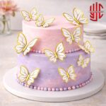 Butterfly White Paper Topper 12 Sticker Sheet