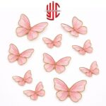 Butterfly Baby Pink Paper Topper 12 Sticker Sheet - Image 2