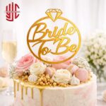 Acrylic Bride To Be Tags 5 Pcs Pack