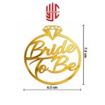Acrylic Bride To Be Tags 5 Pcs Pack - Image 2