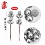 Silver Berries Sticks 5 Pieces Set - Image 2