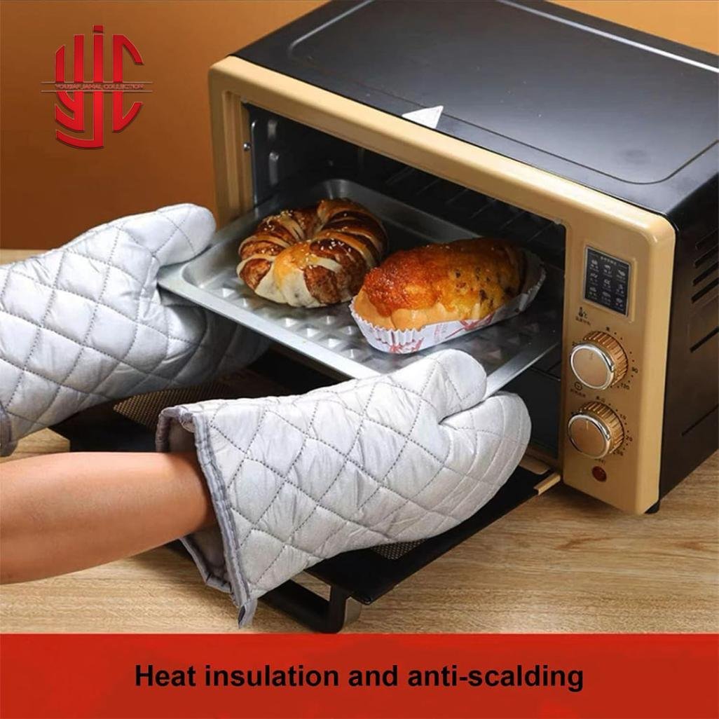 yjc-FBGL-001-1.jpg Heat-Resistant Insulated Oven Gloves - Image 1