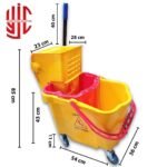 Mop Trolley Single Bucket 35 Liters - Image 3