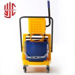 Imported 60 Liters Double Bucket Mop Trolley - Image 2