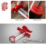Plastic Marinade Injector Syringe with Screw-on Meat Needle - Image 3