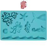 Silicon Sea Life Fondant Mold Sheet - Image 2