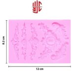 Silicon Royal Laces Dholki Baroque Mold 5 Cavities - Image 3