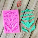 Silicon Royal Laces Dholki Baroque Mold 5 Cavities - Image 2