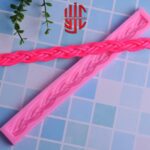 Silicon Twist Braided Rope Lace Chocolate Paste Mold