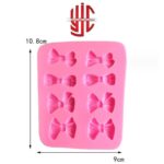 Silicon Eight Types Bowknot Chocolate Paste Mold 8 Cavities - Image 2