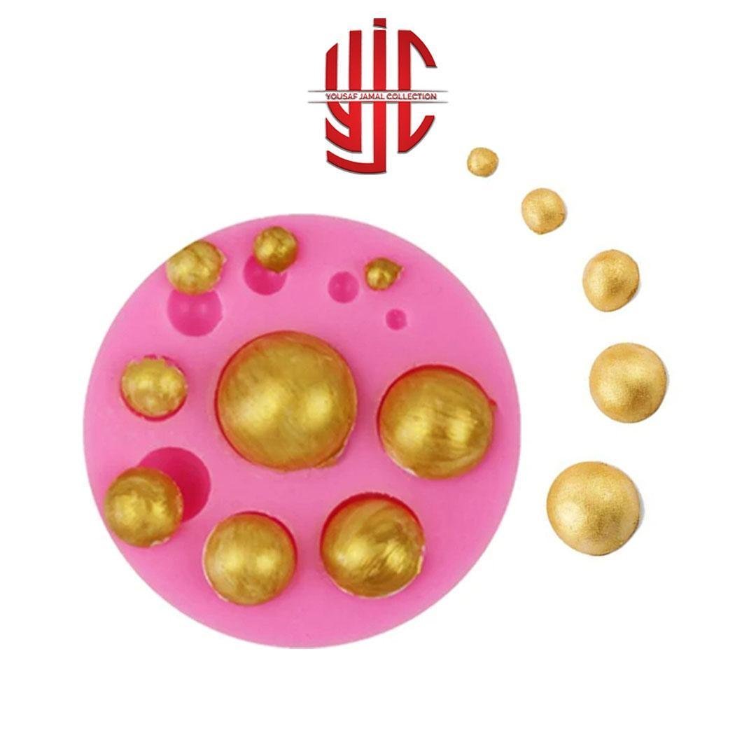 yjc-PLMO-066-1.jpg Silicon Different Size Pearls Mold 10 Cavities - Image 1