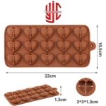 Silicon Diamond Pinata Hearts Chocolate Mold 15 Cavities - Image 3