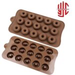 Silicon Mini Donuts Chocolate Mold 15 Cavities