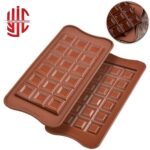 Silicon Waffled Shape Bar Chocolate Mold