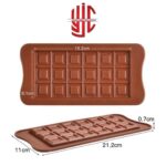 Silicon Waffled Shape Bar Chocolate Mold - Image 2