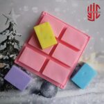 Silicon Rectangle Soap Mold Six Cavities - Image 2