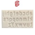 Silicon Small Round Corner Alphabets Paste Mold