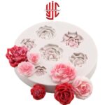 Silicon Rose Paste Mold In Different Sizes