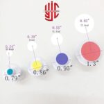 Plastic Round Shape Plunger 3 Pieces Set Fondant Cutter - Image 3