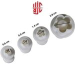 Plastic Plum Blossom Flower Shape Plungers 4 Pieces Set - Image 3
