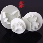 Plastic Butterfly Shape Plungers 3 Pieces Set Fondant Cutter - Image 2