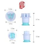 Plastic Small Alphabets Plungers 26 Pieces Set - Image 3