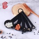 Measuring Spoon & Cup 10 Pieces Set Black Color