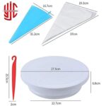 66 Pieces Cake Decoration Kit with Cake Turn Table - Image 3