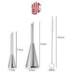 Stainless Steel 3 Piping Nozzles Set For Decorations - Image 3