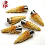 Stainless Steel Conical Cream Roll Mold 6 Pieces Set - Image 2