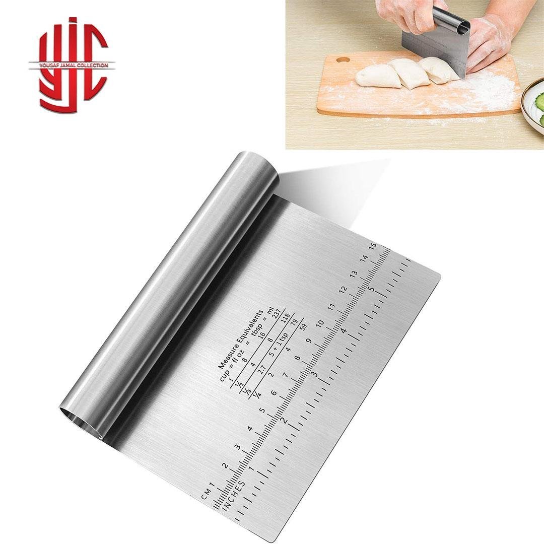 yjc-STSC-001-1.jpg Stainless Steel Scraper & Dough Cutter 20 Cm - Image 1