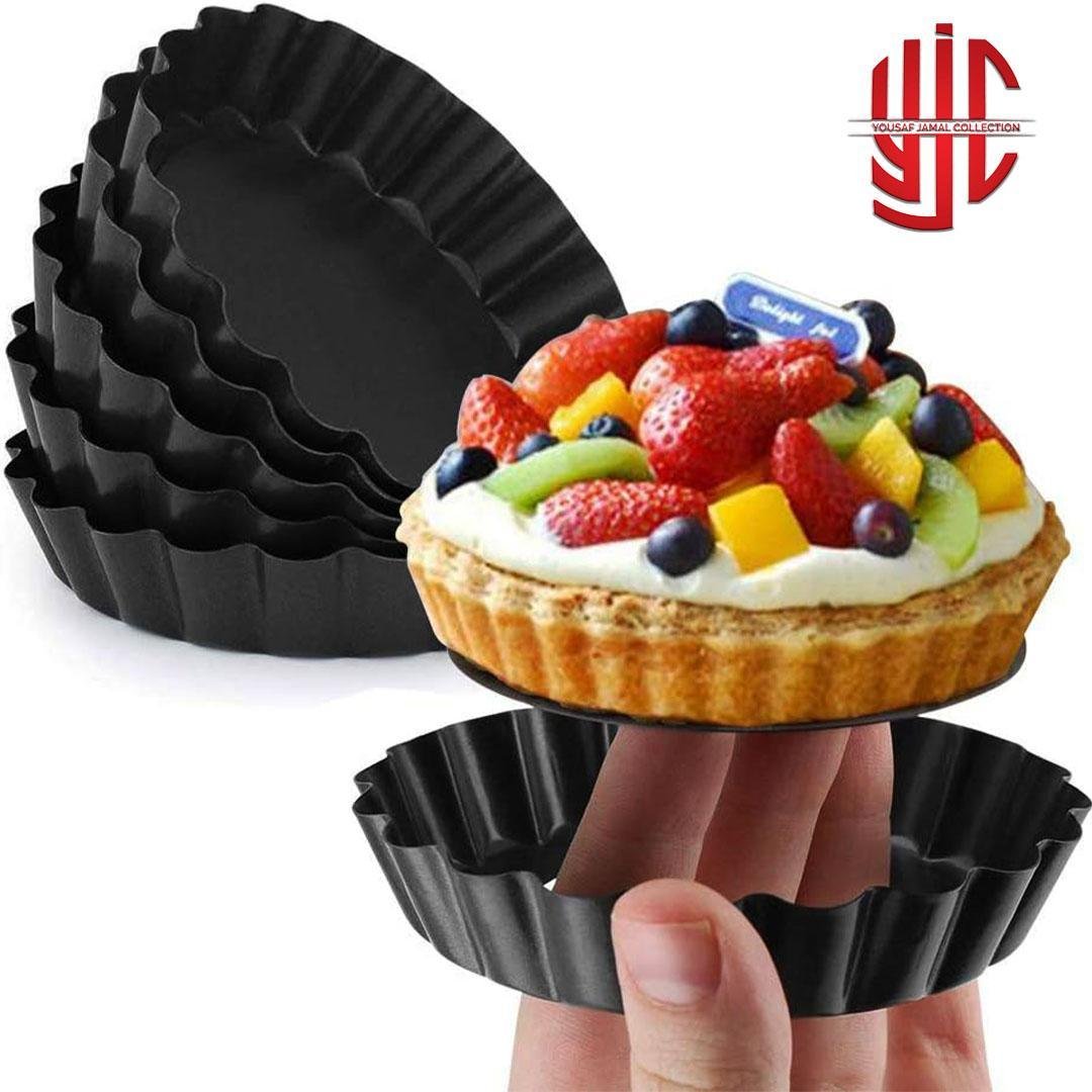 yjc-STTR-005-1-4.jpg Round Carbon Steel Mini Tart Pans Non Stick - Image 1