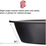 Round Pizza Pan Carbon Steel Non Stick 25cm - Image 3