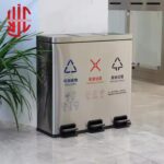 Imported Stainless Steel 60 Liters Dustbin Color Coded