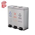 Imported Stainless Steel 60 Liters Dustbin Color Coded - Image 4